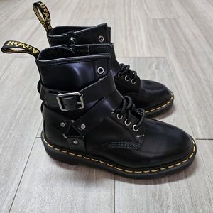 Dr Marten Cristofor Lace Up Buckle Boots